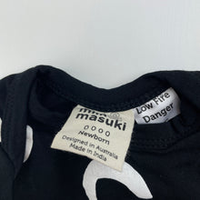 Load image into Gallery viewer, unisex Milk &amp; Masuki, organic cotton blend romper, EUC, size 0000,  