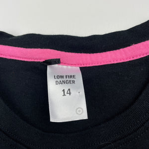 Girls Target, cotton pyjama top, skeleton, FUC, size 14,  