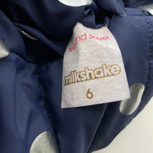 Load image into Gallery viewer, Girls Milkshake, reversible navy/pink puffer vest, EUC, size 6,  