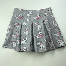 Load image into Gallery viewer, Girls Disney, Aristocats, Marie pleated skirt, W: 31cm across, L: 32.5cm, EUC, size 8,  