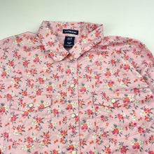 Load image into Gallery viewer, Girls GAP, floral stretch cotton shirt, poppers, GUC, size 12,  
