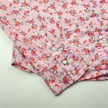 Load image into Gallery viewer, Girls GAP, floral stretch cotton shirt, poppers, GUC, size 12,  
