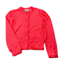 Load image into Gallery viewer, Girls Mango, pointelle long sleeve button up top, GUC, size 6,  