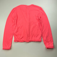 Load image into Gallery viewer, Girls Mango, pointelle long sleeve button up top, GUC, size 6,  