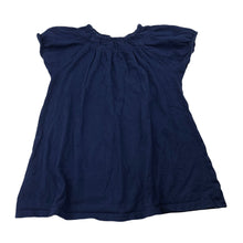 Load image into Gallery viewer, Girls Uniqlo, navy stretchy lightweight dress, GUC, size 2, L: 47cm
