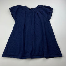 Load image into Gallery viewer, Girls Uniqlo, navy stretchy lightweight dress, GUC, size 2, L: 47cm