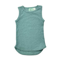 Load image into Gallery viewer, unisex ergoPouch, ribbed organic cotton singlet top, EUC, size 00,  