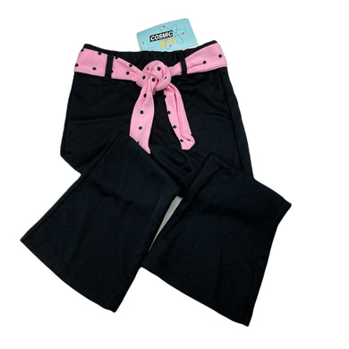 Girls COSMIC girls, black lightweight pants, elasticated, Inside leg: 37cm, NEW, size 3,  