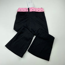 Load image into Gallery viewer, Girls COSMIC girls, black lightweight pants, elasticated, Inside leg: 37cm, NEW, size 3,  