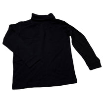 Load image into Gallery viewer, unisex H&amp;T, black cotton roll neck top/skivvy, EUC, size 3,  