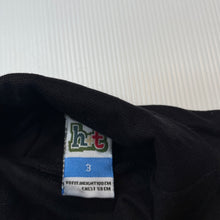 Load image into Gallery viewer, unisex H&amp;T, black cotton roll neck top/skivvy, EUC, size 3,  