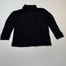 Load image into Gallery viewer, unisex H&amp;T, black cotton roll neck top/skivvy, EUC, size 3,  