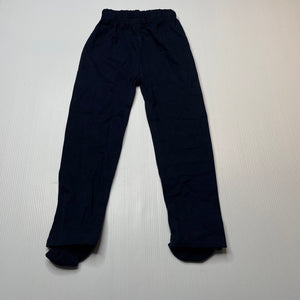 Girls navy, leggings, elasticated, Inside leg: 31cm, EUC, size 3-4,  