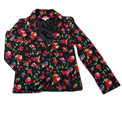 Girls Blue Zoo, colourful floral cotton lightweight jacket, EUC, size 12,  