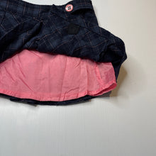 Load image into Gallery viewer, Girls Barbie, lined wool blend skirt, adjustable, L: 30.5cm, GUC, size 7,  