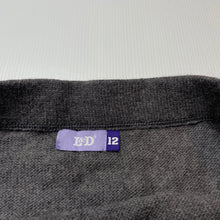 Load image into Gallery viewer, Girls L&amp;D, grey cotton/wool knit skirt, elasticated, L: 36.5cm, EUC, size 12,  