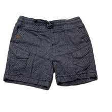 Load image into Gallery viewer, Boys Target, blue cotton shorts, elasticated, GUC, size 1,  