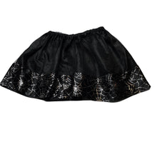 Load image into Gallery viewer, Girls black, Halloween skirt, elasticated, GUC, size 3-4,  