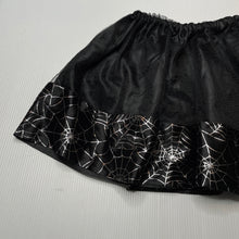 Load image into Gallery viewer, Girls black, Halloween skirt, elasticated, GUC, size 3-4,  