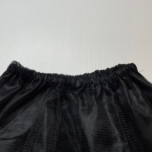 Girls black, Halloween skirt, elasticated, GUC, size 3-4,  