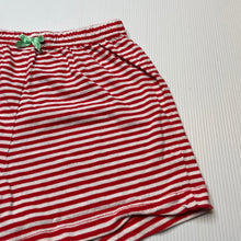 Load image into Gallery viewer, Girls Target, red &amp; white stripe coton pyjama shorts, GUC, size 4,  