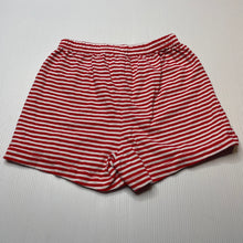 Load image into Gallery viewer, Girls Target, red &amp; white stripe coton pyjama shorts, GUC, size 4,  