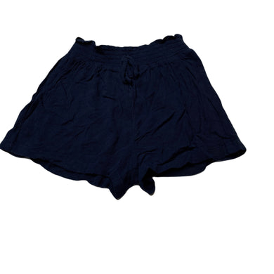 Girls B Collection, navy viscose shorts, elasticated, GUC, size 6,  