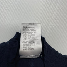 Load image into Gallery viewer, Girls B Collection, navy viscose shorts, elasticated, GUC, size 6,  
