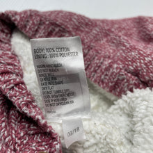 Load image into Gallery viewer, Boys Kids &amp; Co, fleece lined knitted cotton hooded cardigan, GUC, size 00,  