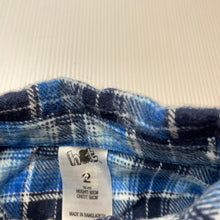 Load image into Gallery viewer, Boys H&amp;T, flannel cotton long sleeve shirt, EUC, size 2,  