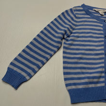 Load image into Gallery viewer, Girls Pumpkin Patch, striped knitted cotton cardigan, EUC, size 1,  