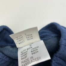 Load image into Gallery viewer, Boys Emerson, navy fleece lined track pants, elasticated, Inside leg: 48.5cm, GUC, size 6,  