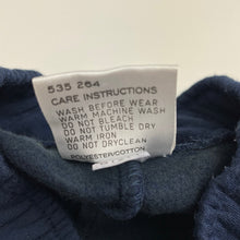 Load image into Gallery viewer, Boys Emerson, navy fleece lined track pants, elasticated, Inside leg: 48.5cm, GUC, size 6,  