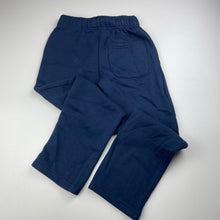 Load image into Gallery viewer, Boys Emerson, navy fleece lined track pants, elasticated, Inside leg: 48.5cm, GUC, size 6,  
