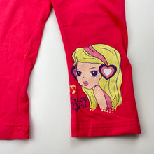 Load image into Gallery viewer, Girls Q tee, cropped leggings, elasticated, Inside leg: 23cm, GUC, size 4-5,  