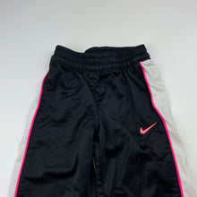 Load image into Gallery viewer, Girls Nike, lightweight track pants, elasticated, Inside leg: 36cm, GUC, size 3,  