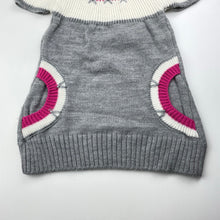 Load image into Gallery viewer, Girls knitted, short sleeve dress, EUC, size 2, L: 47cm