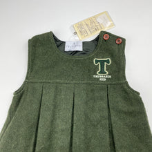Load image into Gallery viewer, Girls TRUSSARDI Kid, lined soft feel wool blend dress, pockets, NEW, size 4, L: 50cm