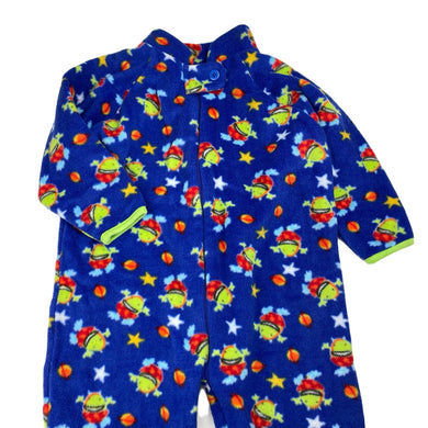 unisex Snugtime, fleece winter all-in-one pyjamas, EUC, size 2,  