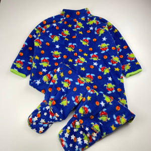 unisex Snugtime, fleece winter all-in-one pyjamas, EUC, size 2,  