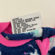 Load image into Gallery viewer, Girls Mango, lightweight fleece all-in-one pyjamas, unicorns, GUC, size 6,  