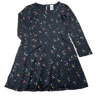 Girls Target, cotton long sleeve dress, pockets, EUC, size 7, L: 60cm
