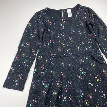 Load image into Gallery viewer, Girls Target, cotton long sleeve dress, pockets, EUC, size 7, L: 60cm