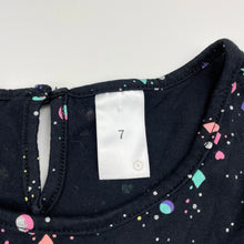 Load image into Gallery viewer, Girls Target, cotton long sleeve dress, pockets, EUC, size 7, L: 60cm