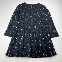 Load image into Gallery viewer, Girls Target, cotton long sleeve dress, pockets, EUC, size 7, L: 60cm