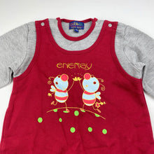 Load image into Gallery viewer, Boys ENERGY, thick cotton romper, EUC, size 1,  