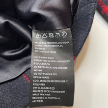 Load image into Gallery viewer, unisex Bardot Junior, navy check wool blend jacket / coat, EUC, size 1,  