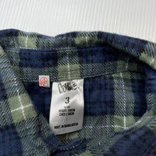 Load image into Gallery viewer, Boys H&amp;T, flannel cotton long sleeve shirt, NEW, size 3,  