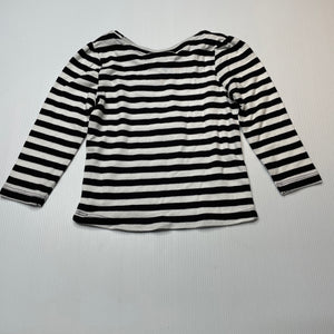Girls Mango, lightweight cotton long sleeve top, NEW, size 2,  