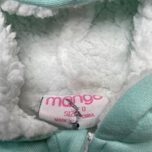 Load image into Gallery viewer, Girls Mango, fleece lined zip up hooded vest, EUC, size 0,  